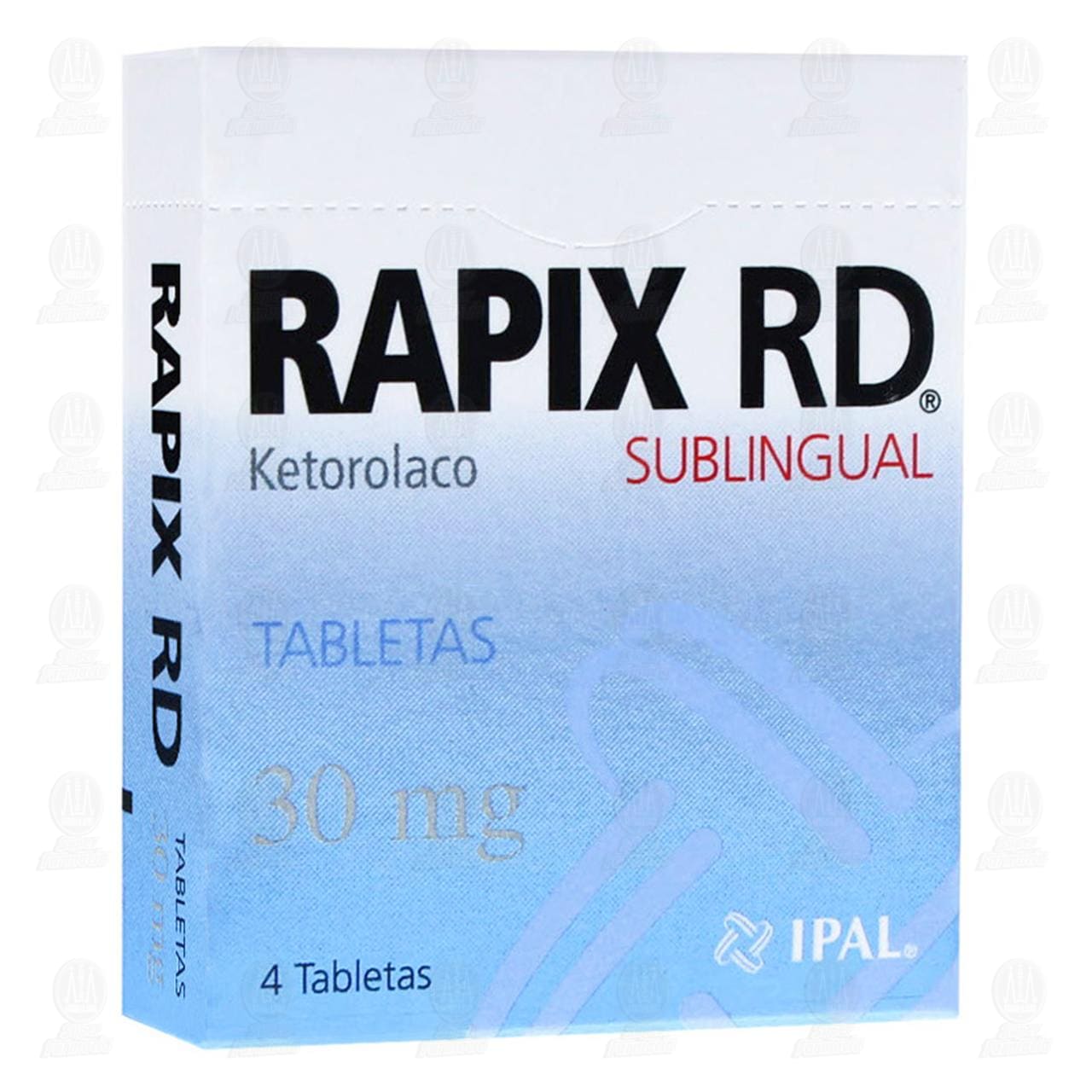 Rapix RD 30 mg, 4 Tabletas. image number 0