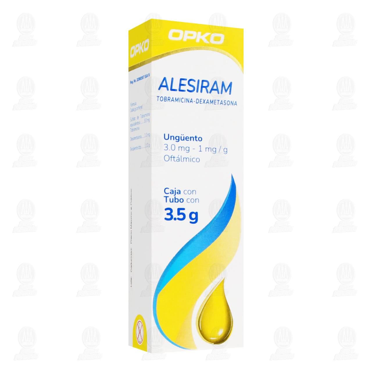 Alesiram 3.0mg/1mg Ung&uuml;ento Oft&aacute;lmico, 3.5 gr. image number 0