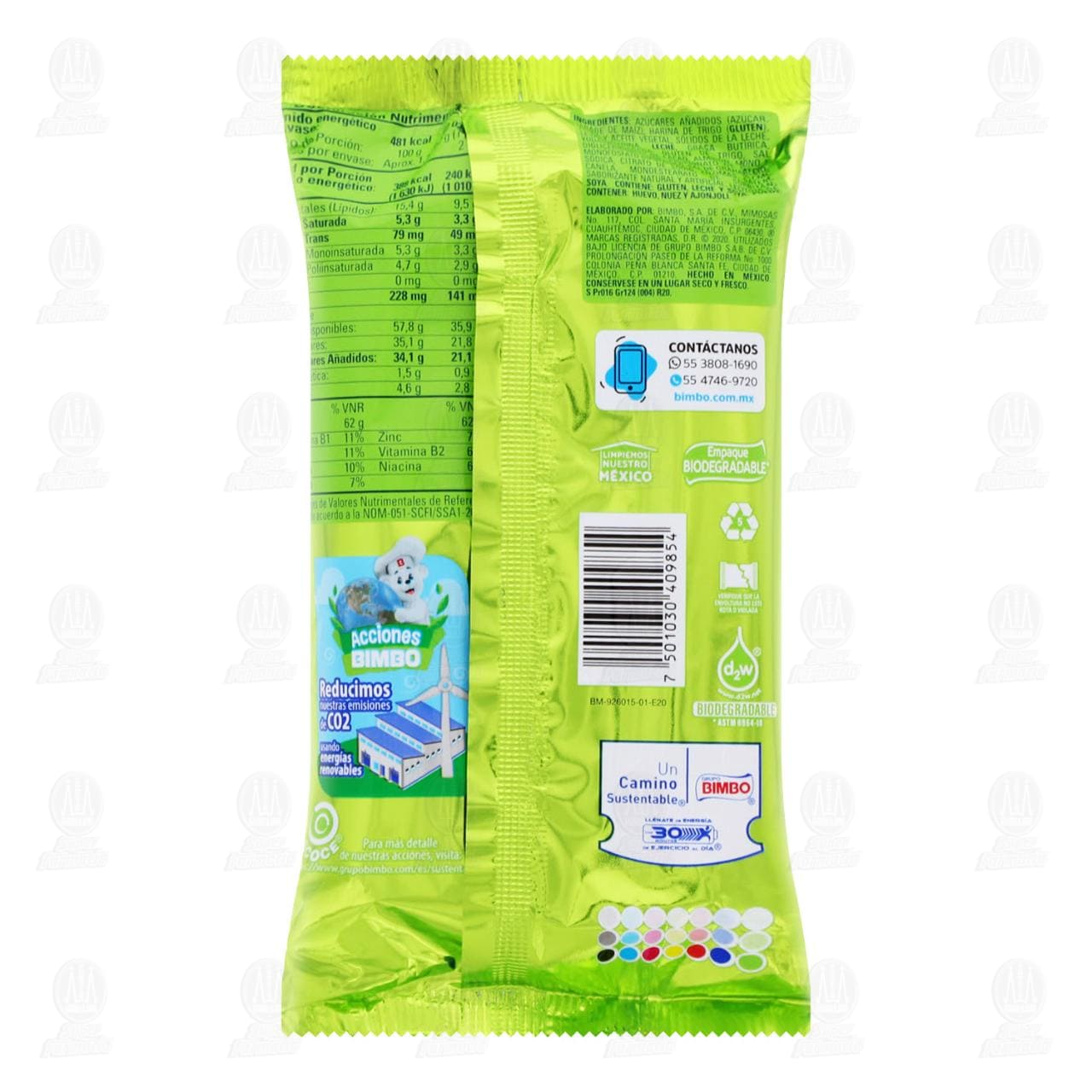 Pan Nito Duo Relleno Bimbo, 124 gr. image number 1