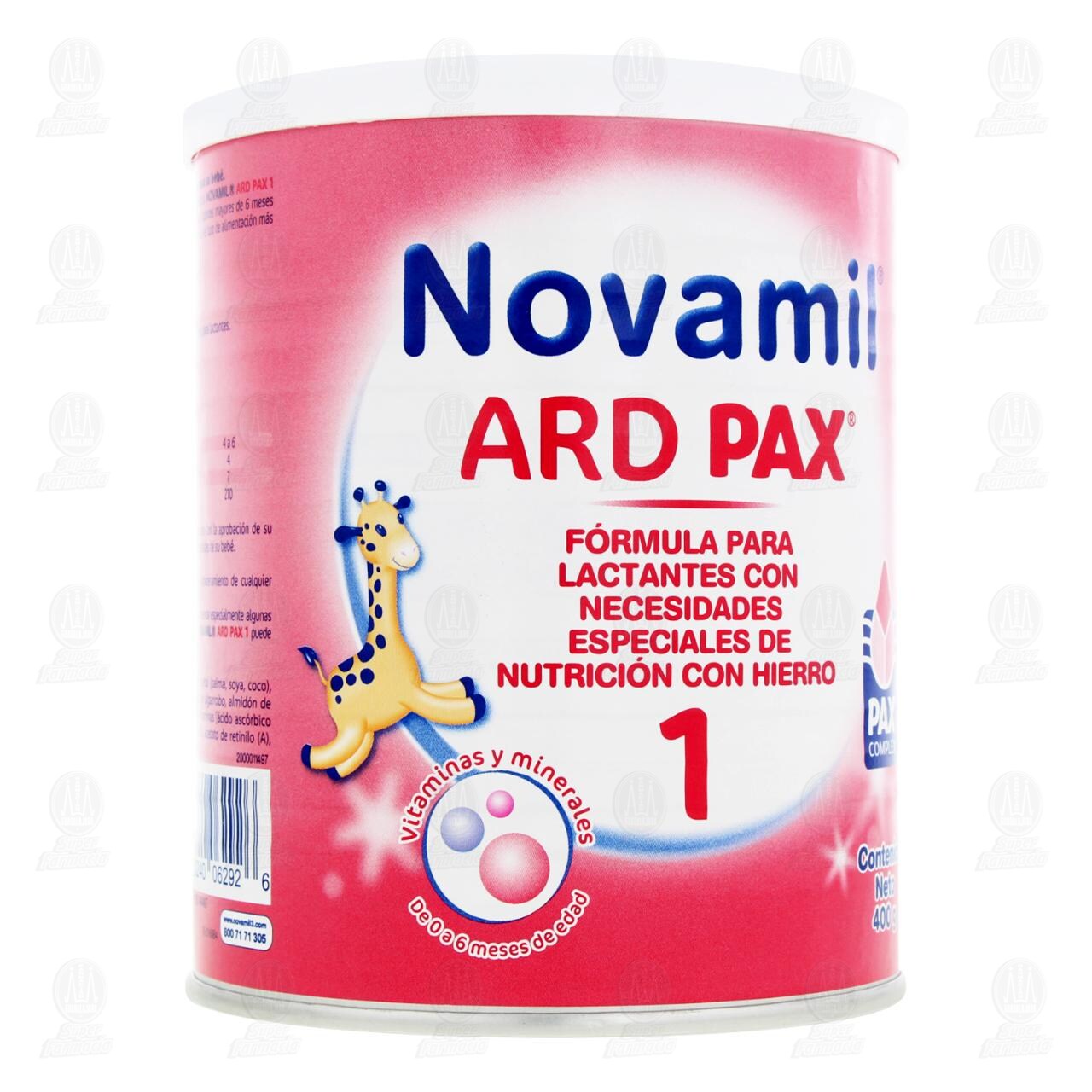 Fórmula Láctea Novamil ARD PAX 1 (Edad 0 a 6 Meses), 400 gr. image number 0