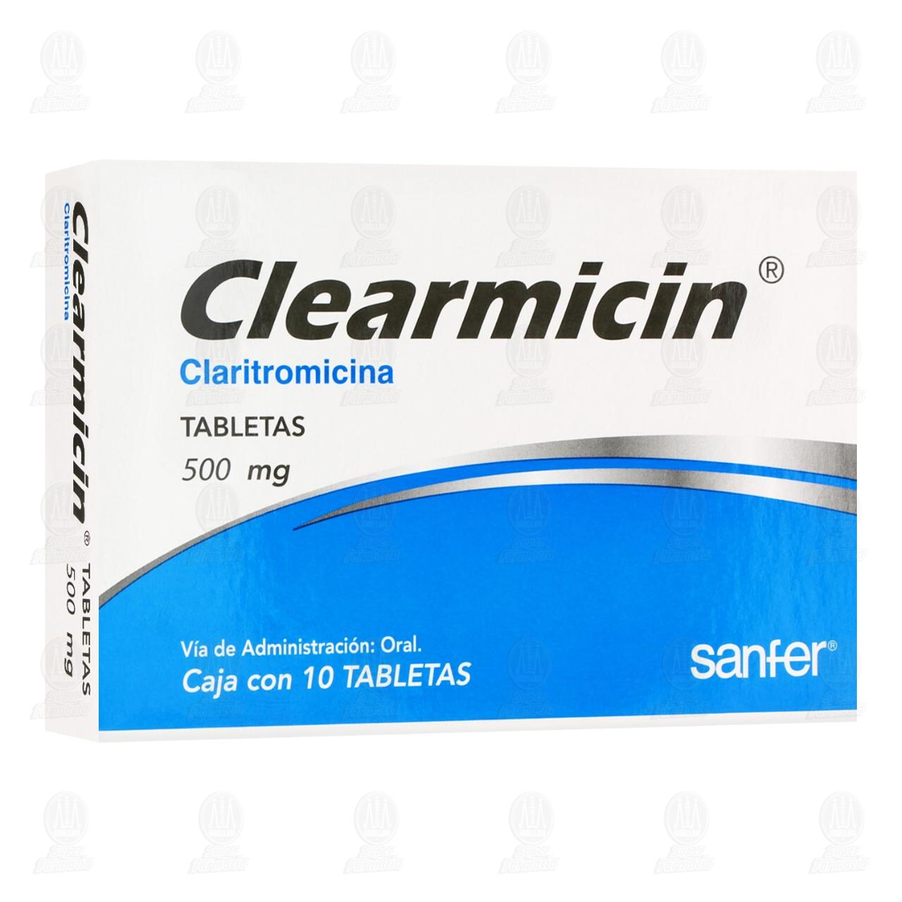 Clearmicin 500 mg, 10 Tabletas. image number 0