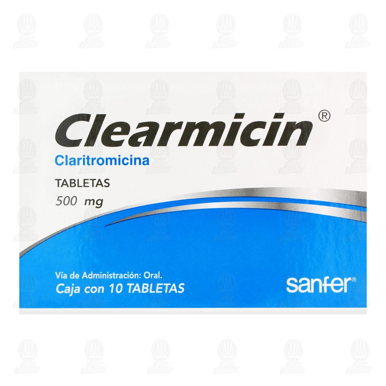 Clearmicin 500 mg, 10 Tabletas. image number 1