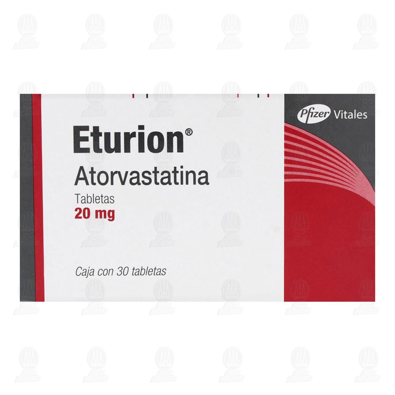 Eturion 20 mg, 30 Tabletas. image number 1