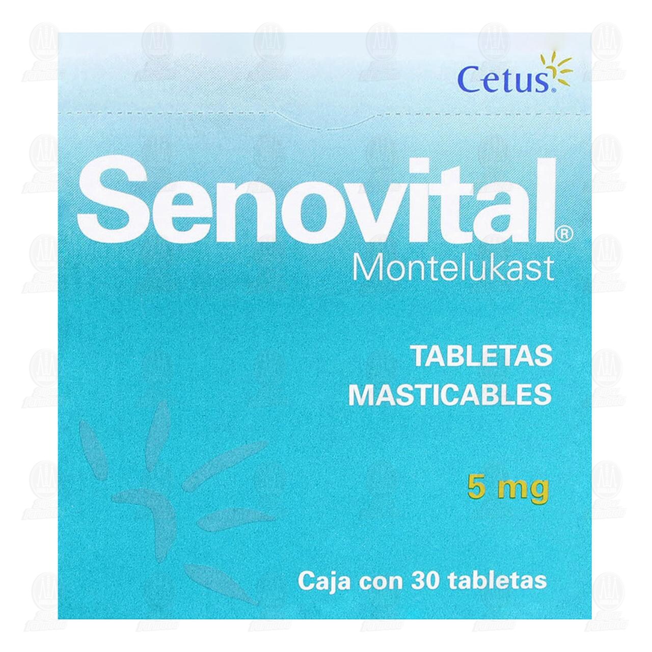 Senovital 5 mg, 30 Tabletas Masticables. image number 1