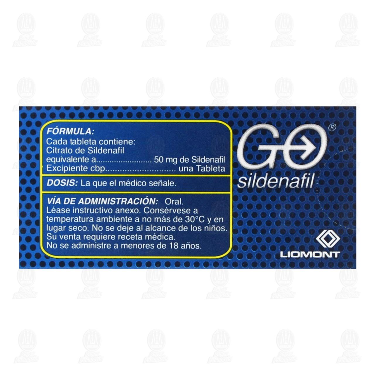 Go 50 mg, 1 Tableta. image number 2