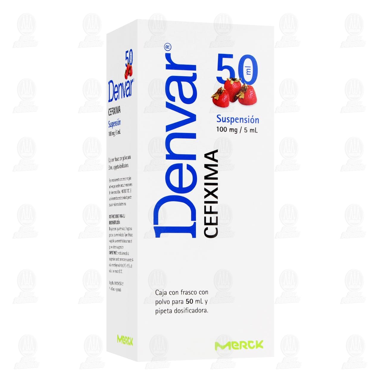 Imagen para Denvar 100mg/5ml Suspensión, 50 ml.