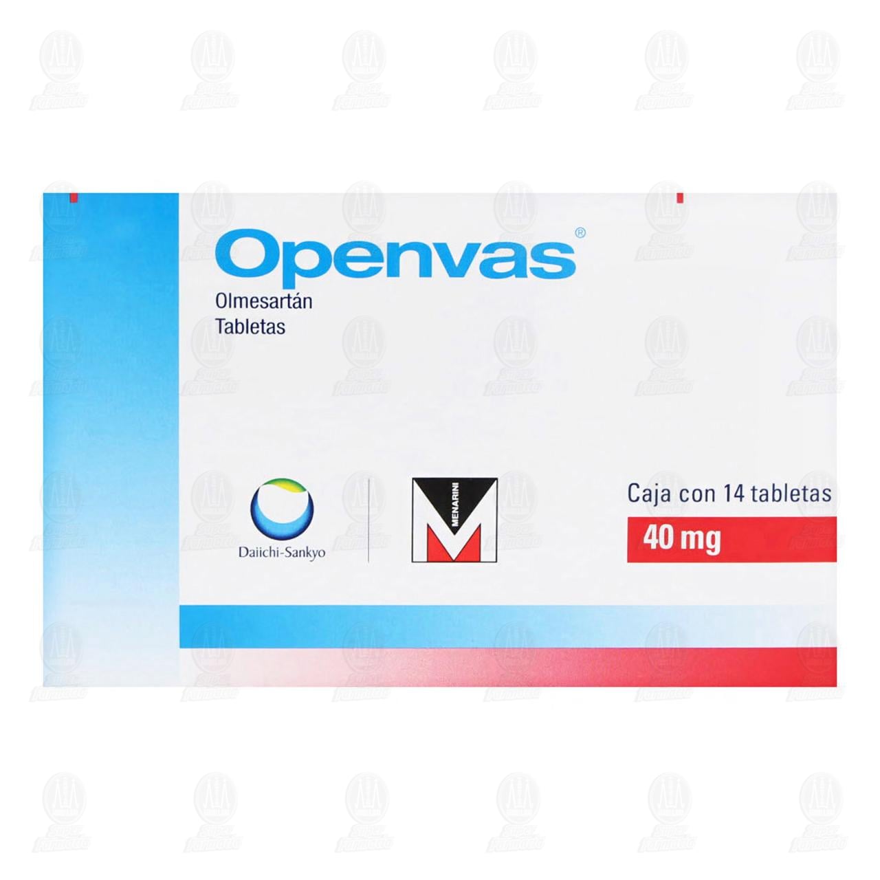 Openvas 40 mg, 14 Tabletas. image number 2