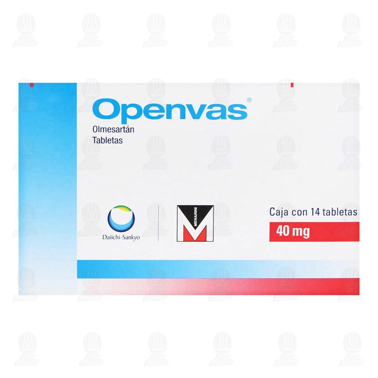 Openvas 40 mg, 14 Tabletas. image number 1