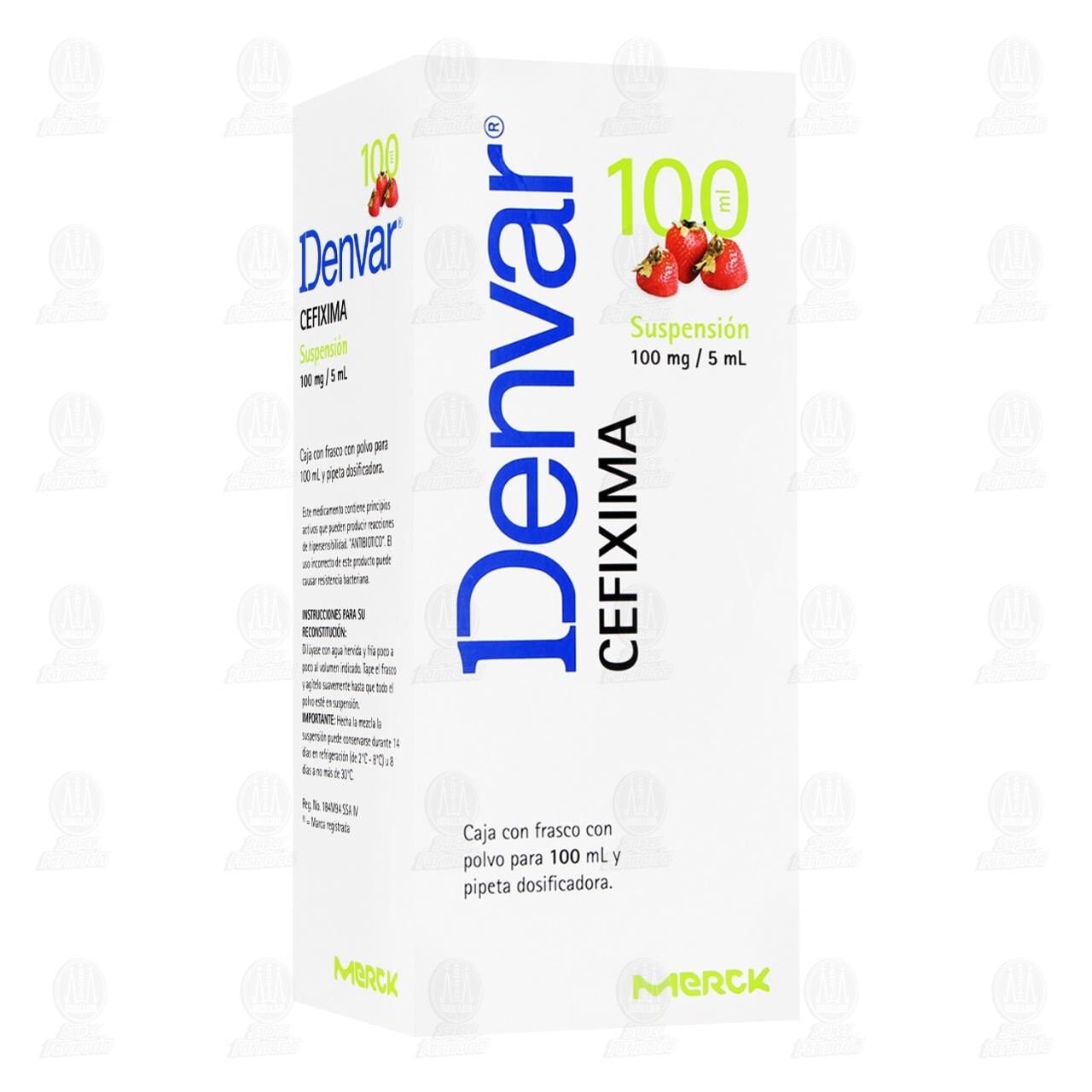 Denvar 100mg/5ml Suspensi&oacute;n, 100 ml. image number 0
