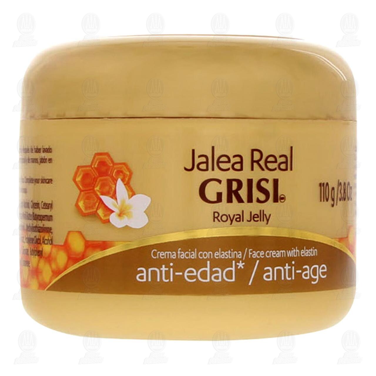 Crema Facial Jalea Real Grisi con Elastina Anti-Edad, 110 gr.