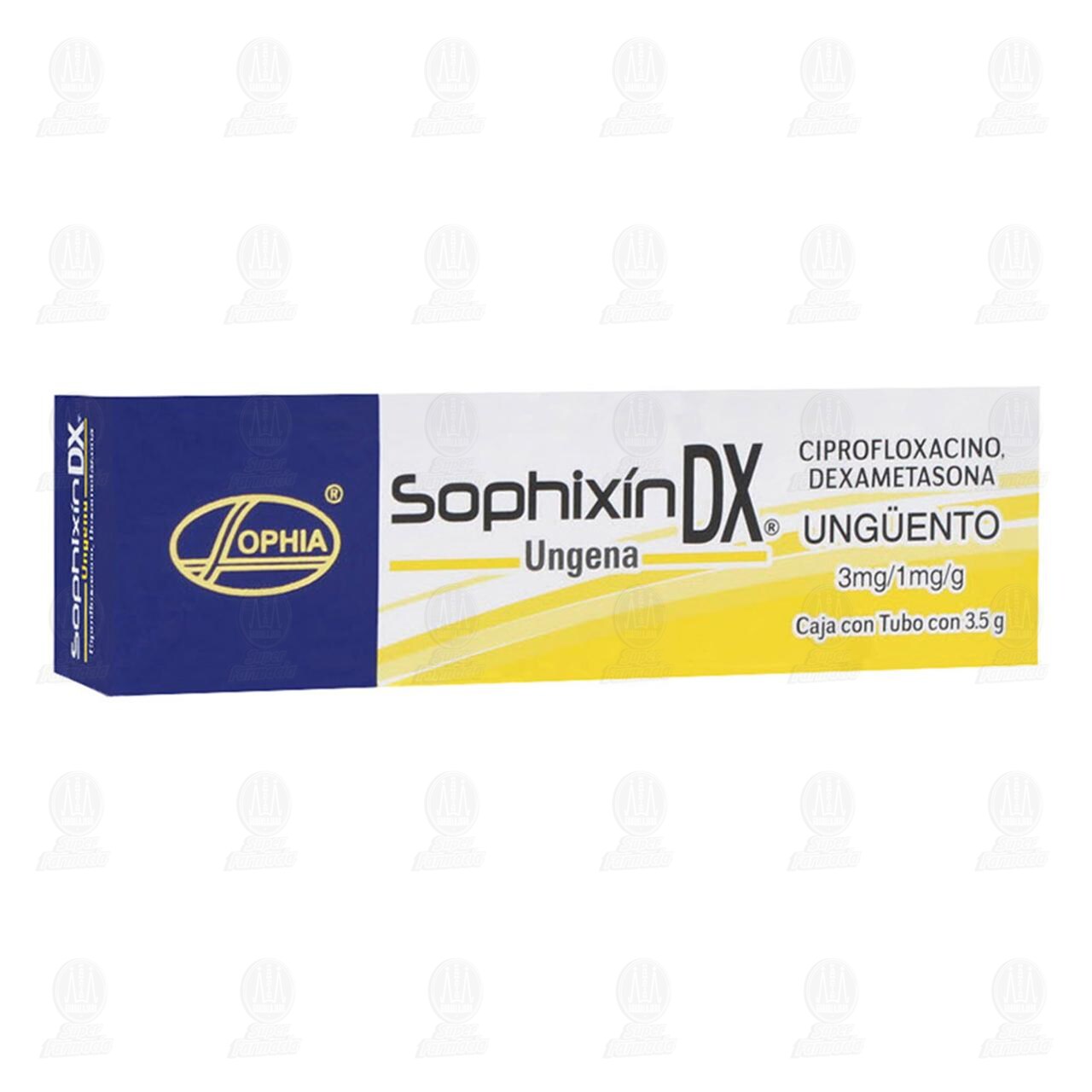 Sophix&iacute;n DX Ungena 3mg/1mg/gr, 3.5gr Ung&uuml;ento. image number 0
