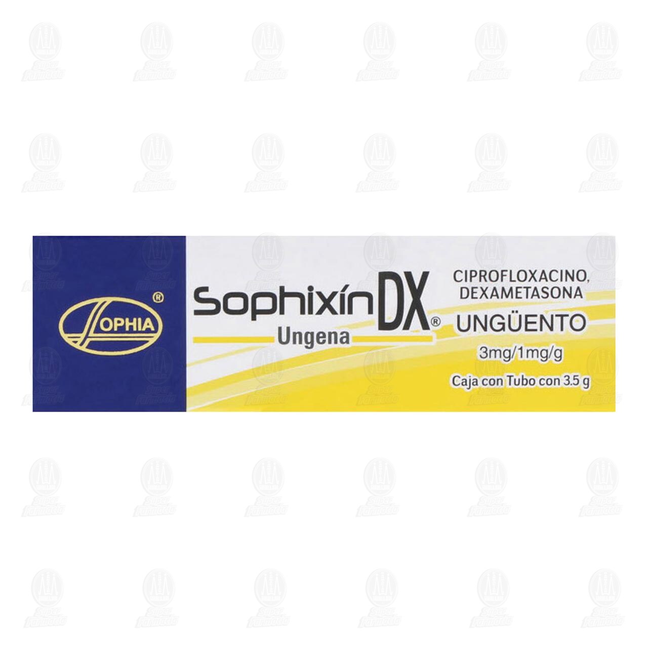 Sophix&iacute;n DX Ungena 3mg/1mg/gr, 3.5gr Ung&uuml;ento. image number 1