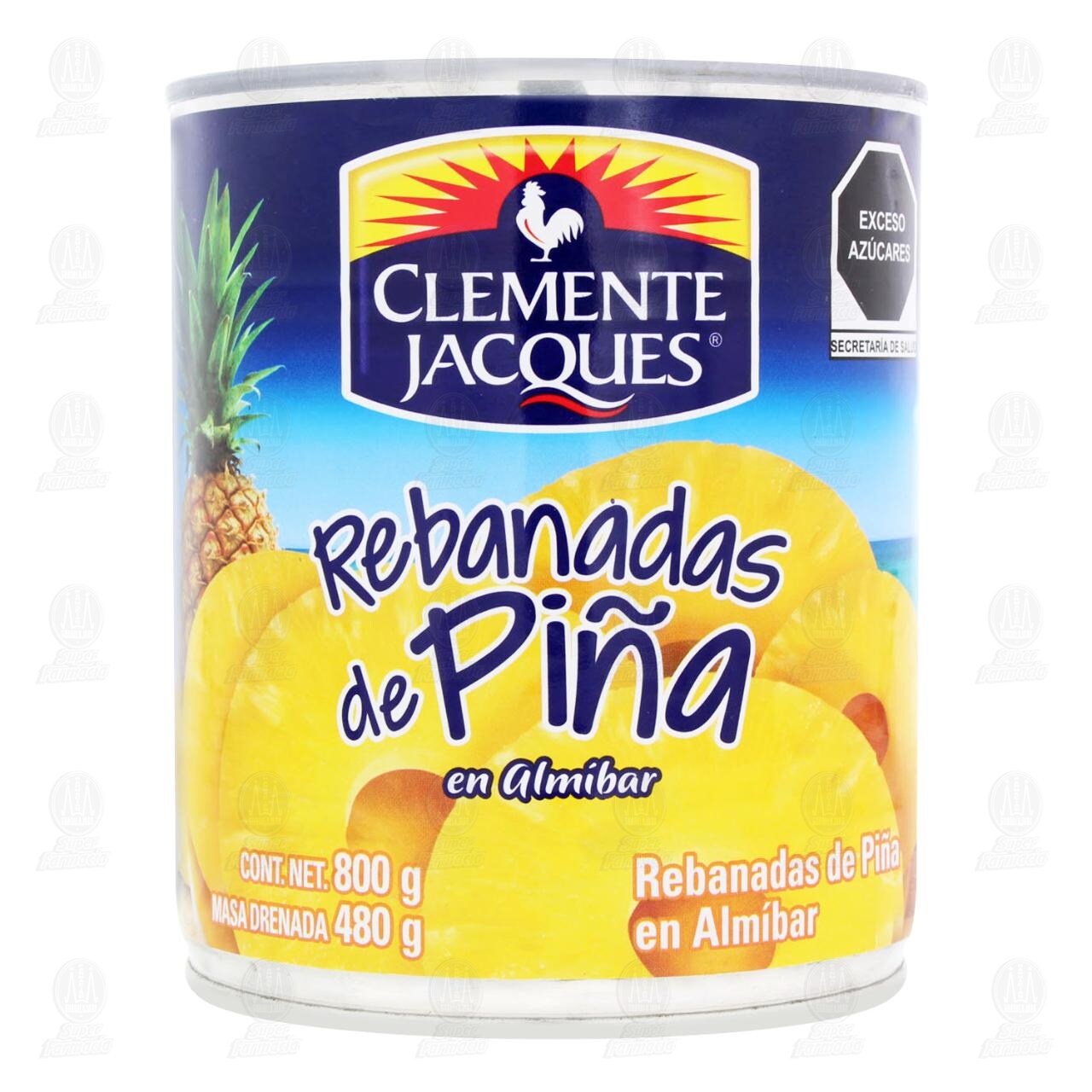 Rebanadas de Piña Clemente Jacques en Almíbar, 800 gr. image number 1