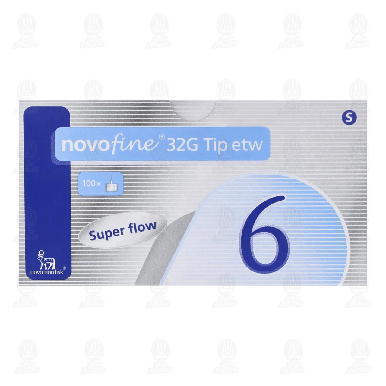 Aguja Novofine 32G Tip etw 0.25mm, 100 pzas. image number 1