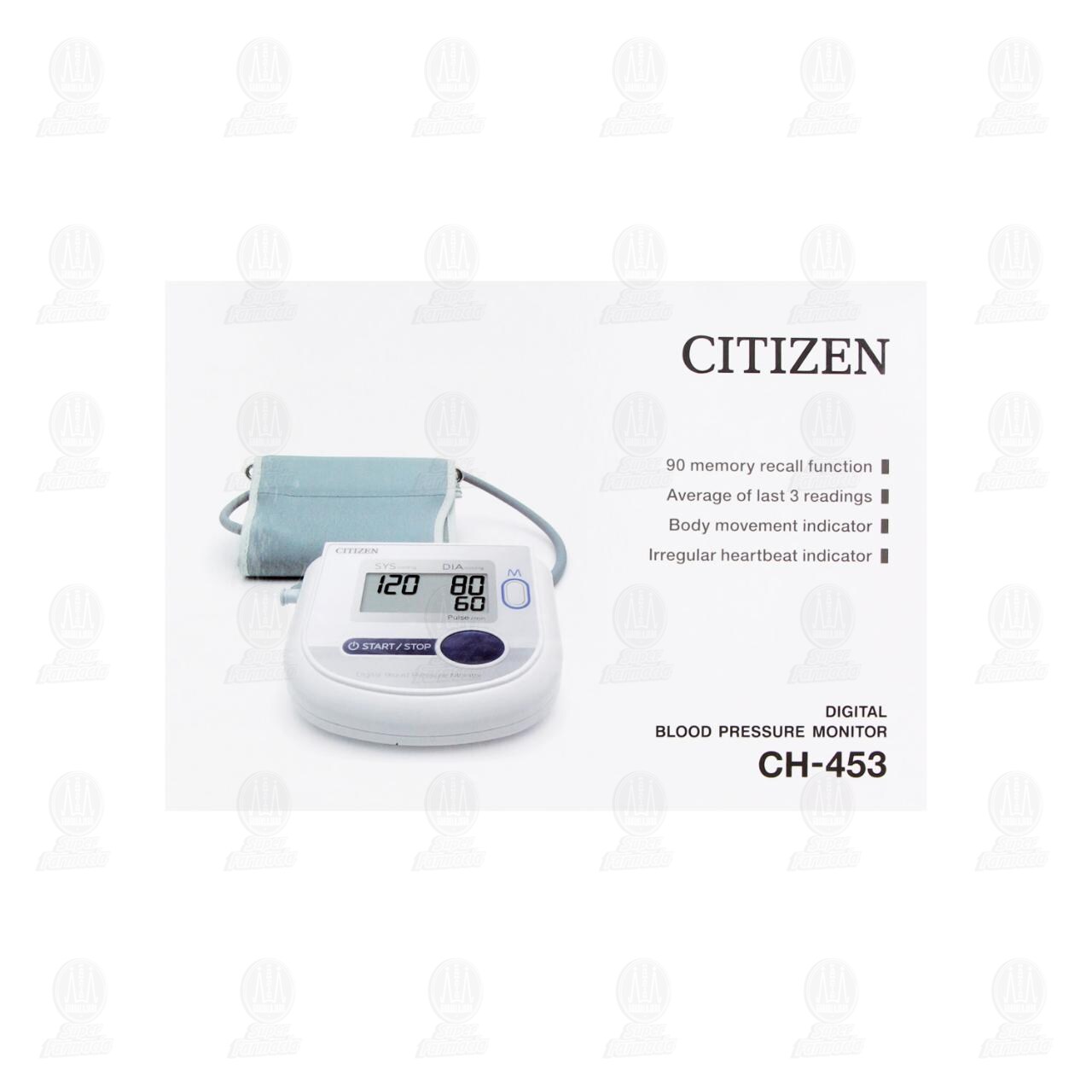 Monitor Digital Citizen de Presi&oacute;n Sangu&iacute;nea CH-453 de Brazo, 1 pz. image number 3