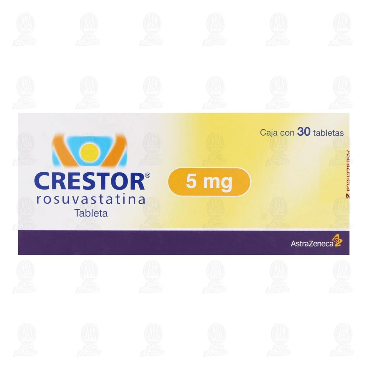 Crestor 5 mg, 30 Tabletas. image number 1