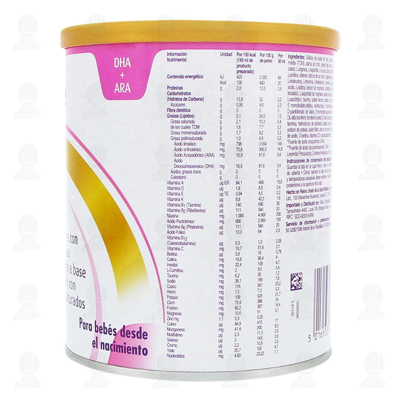 F&oacute;rmula Infantil Neocate LCP Amino&aacute;cidos Libres (Desde El Nacimiento) 400 gr. image number 2