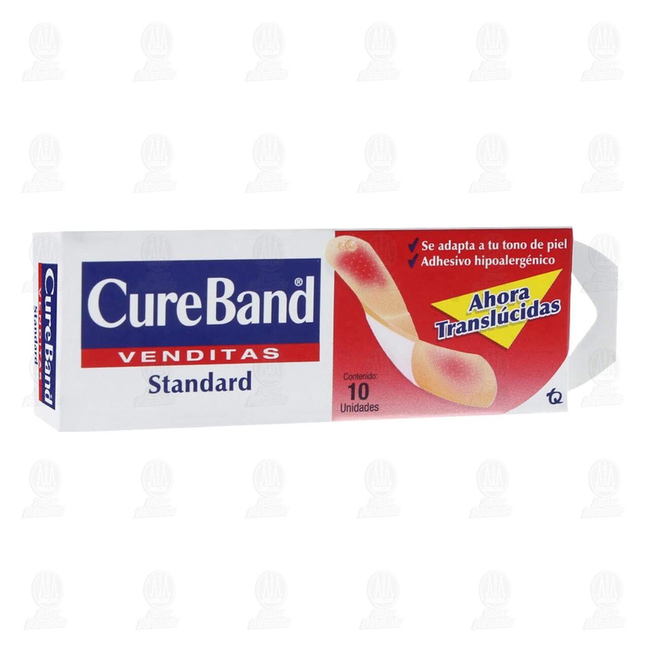 Venditas CureBand Standard Transl&uacute;cidas, 10 pzas. image number 0