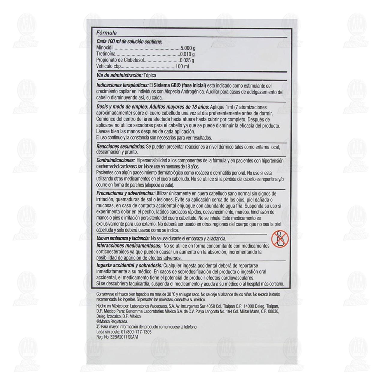 Sistema GB Soluci&oacute;n Alopecia, 60 ml. image number 2