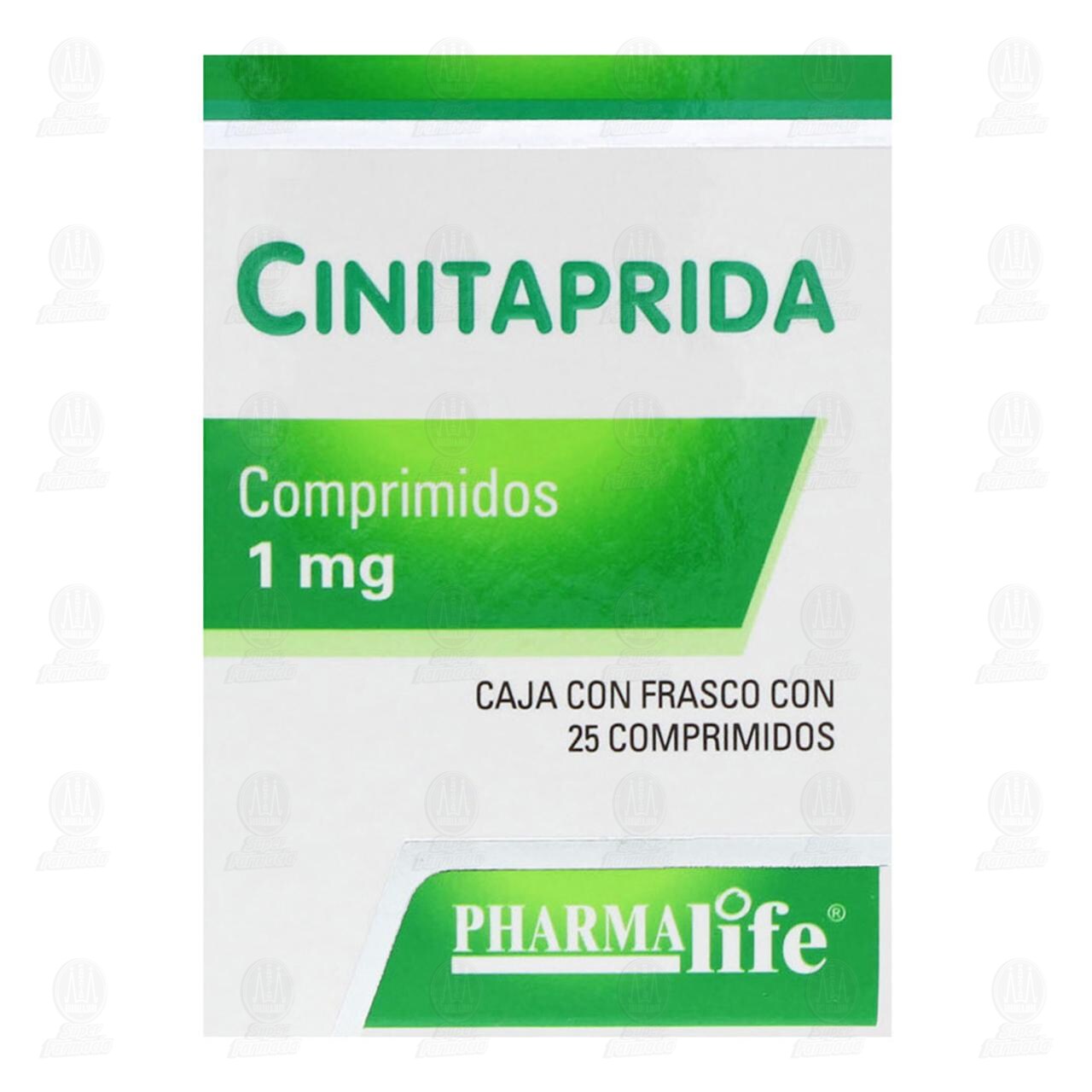 Cinitaprida 1 mg, 25 Comprimidos Pharmalife. image number 1