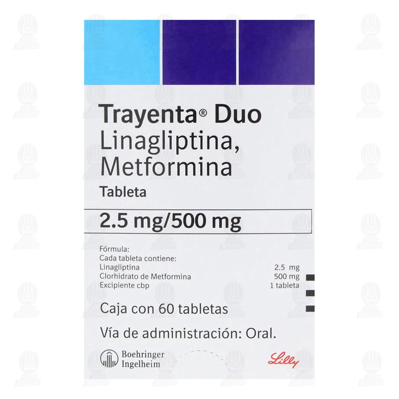Trayenta Duo 2.5mg/500mg, 60 Tabletas. image number 2