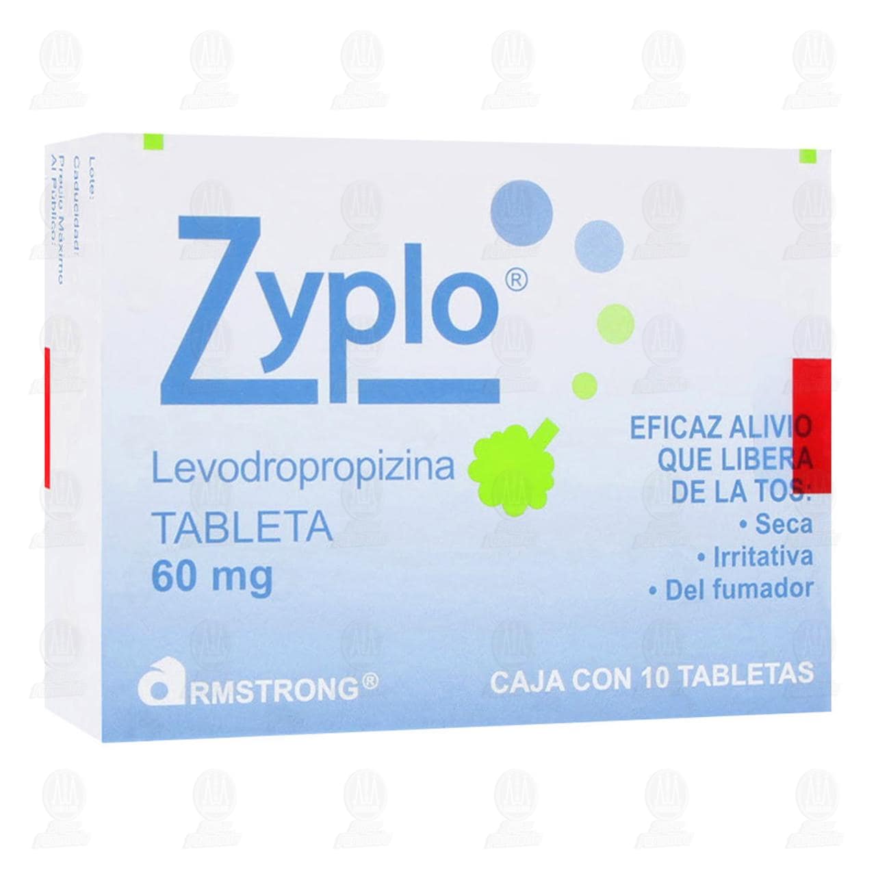 Zyplo 60 mg, 10 Tabletas. image number 0