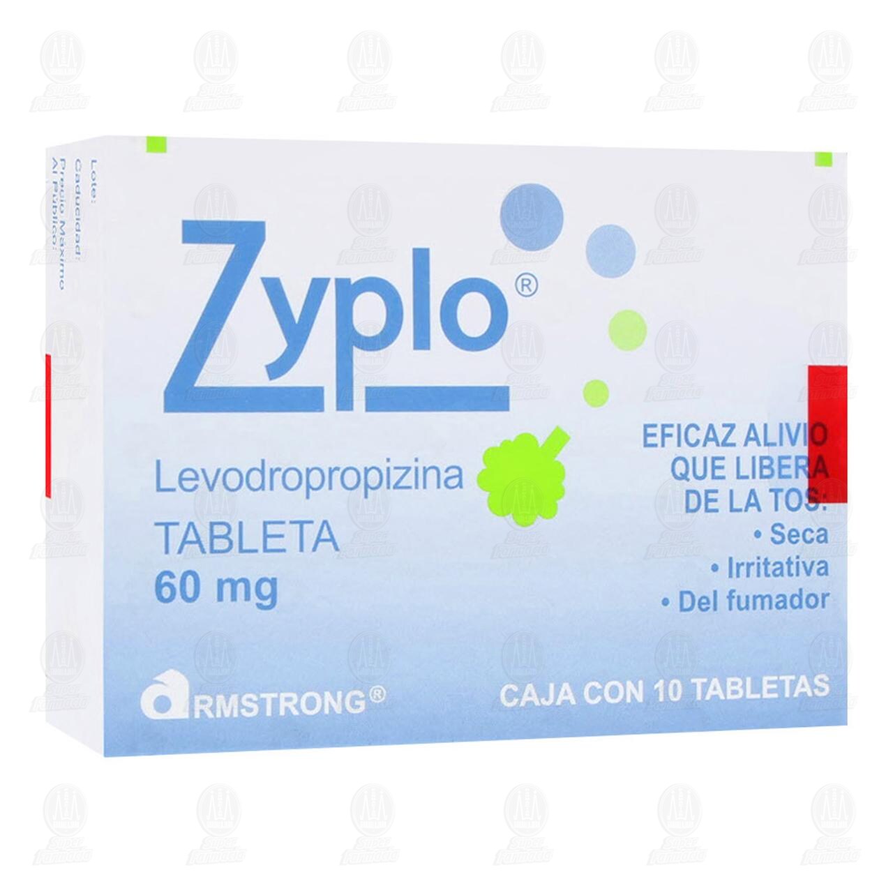 Zyplo 60 mg, 10 Tabletas. image number 0