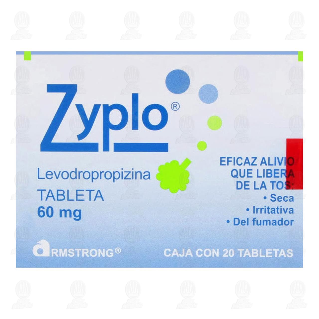 Zyplo 60 mg, 20 Tabletas. image number 1