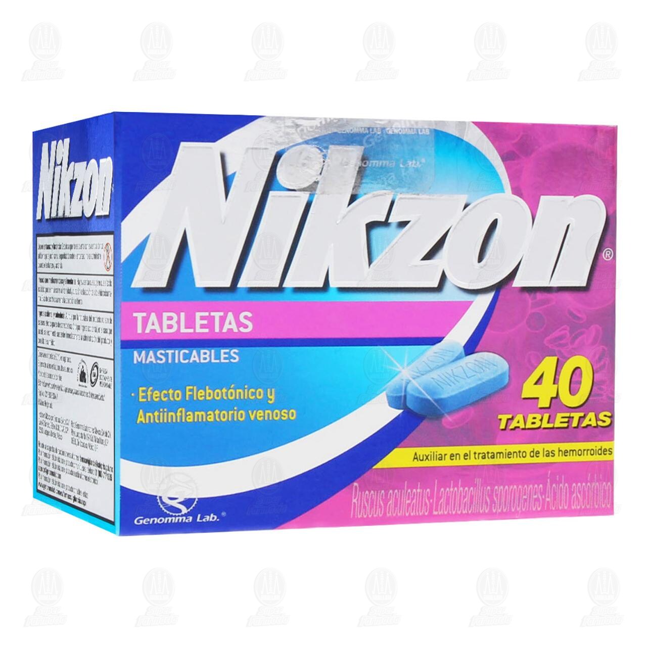 Nikzon 40 Tabletas Masticables image number 0