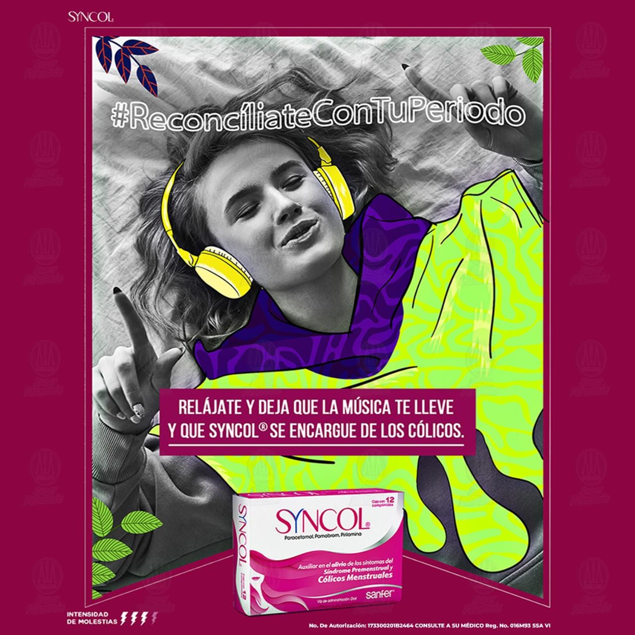 Syncol 500mg/25mg/15mg, 12 Comprimidos. image number 4