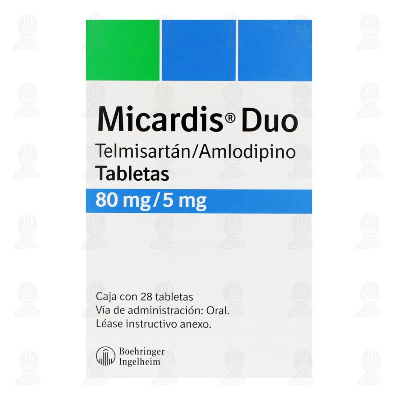 Micardis Duo 80mg/5mg, 28 Tabletas. image number 1