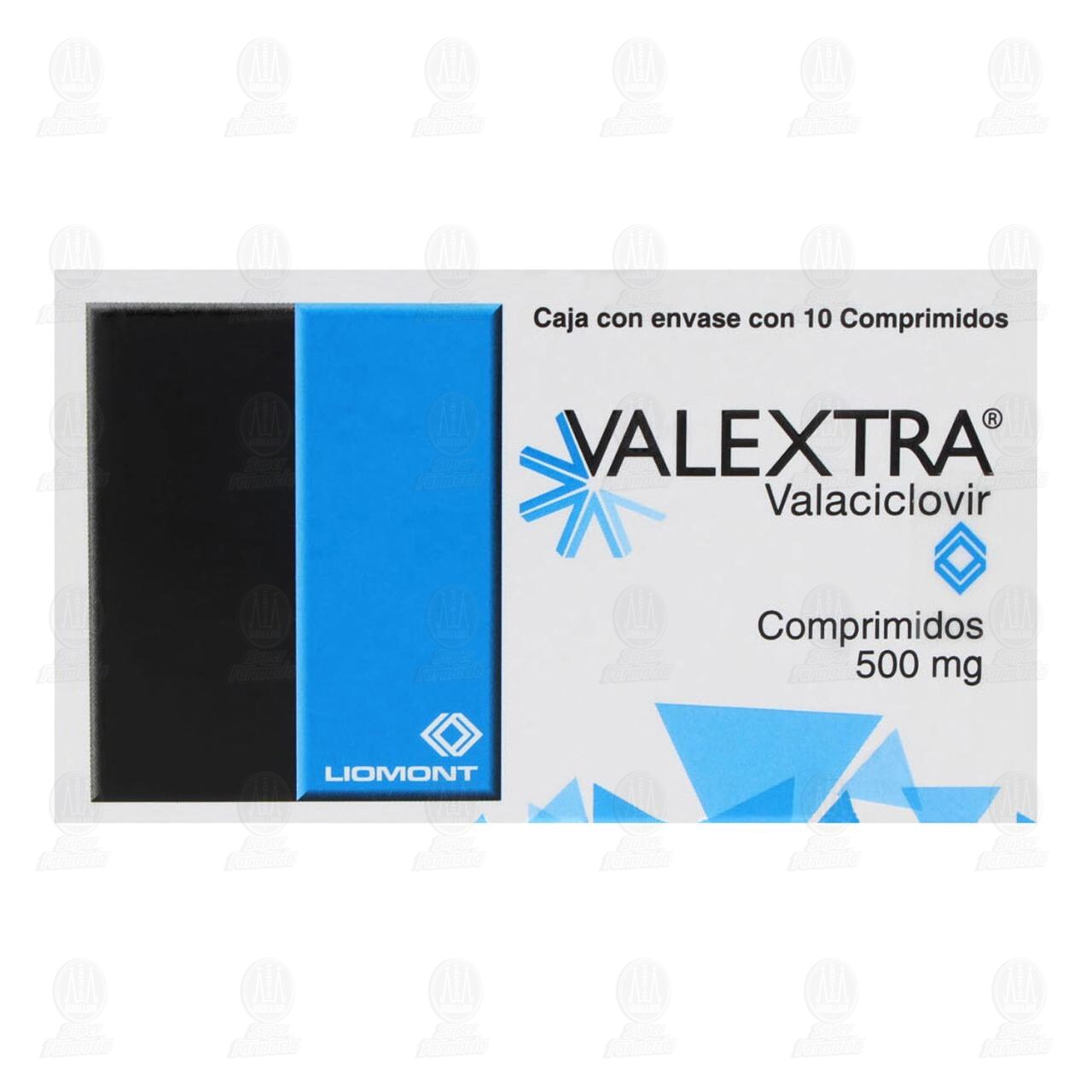 Valextra 500 mg, 10 Comprimidos. image number 1