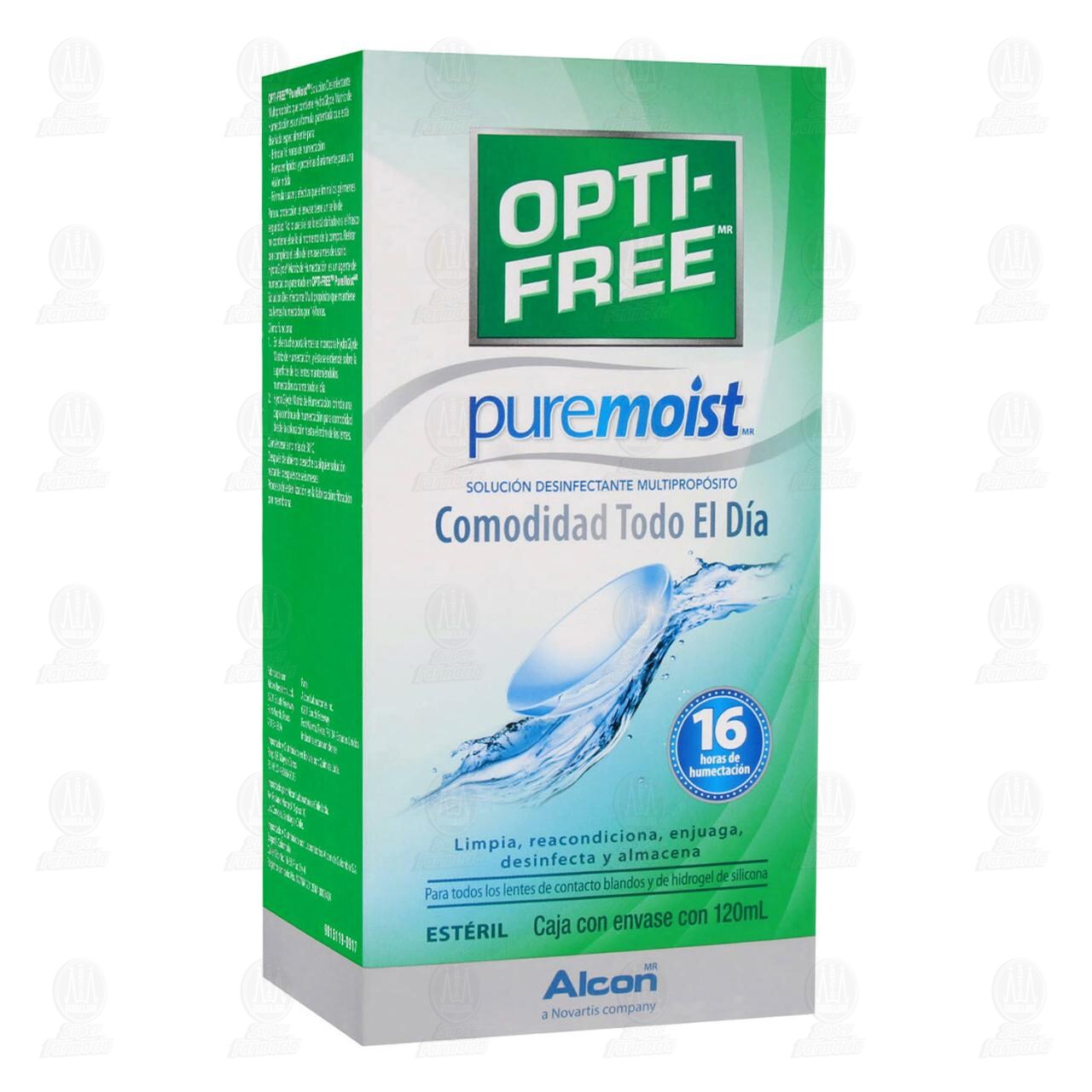 Opti-Free Pure Moist Soluci&oacute;n, 120 ml. image number 0