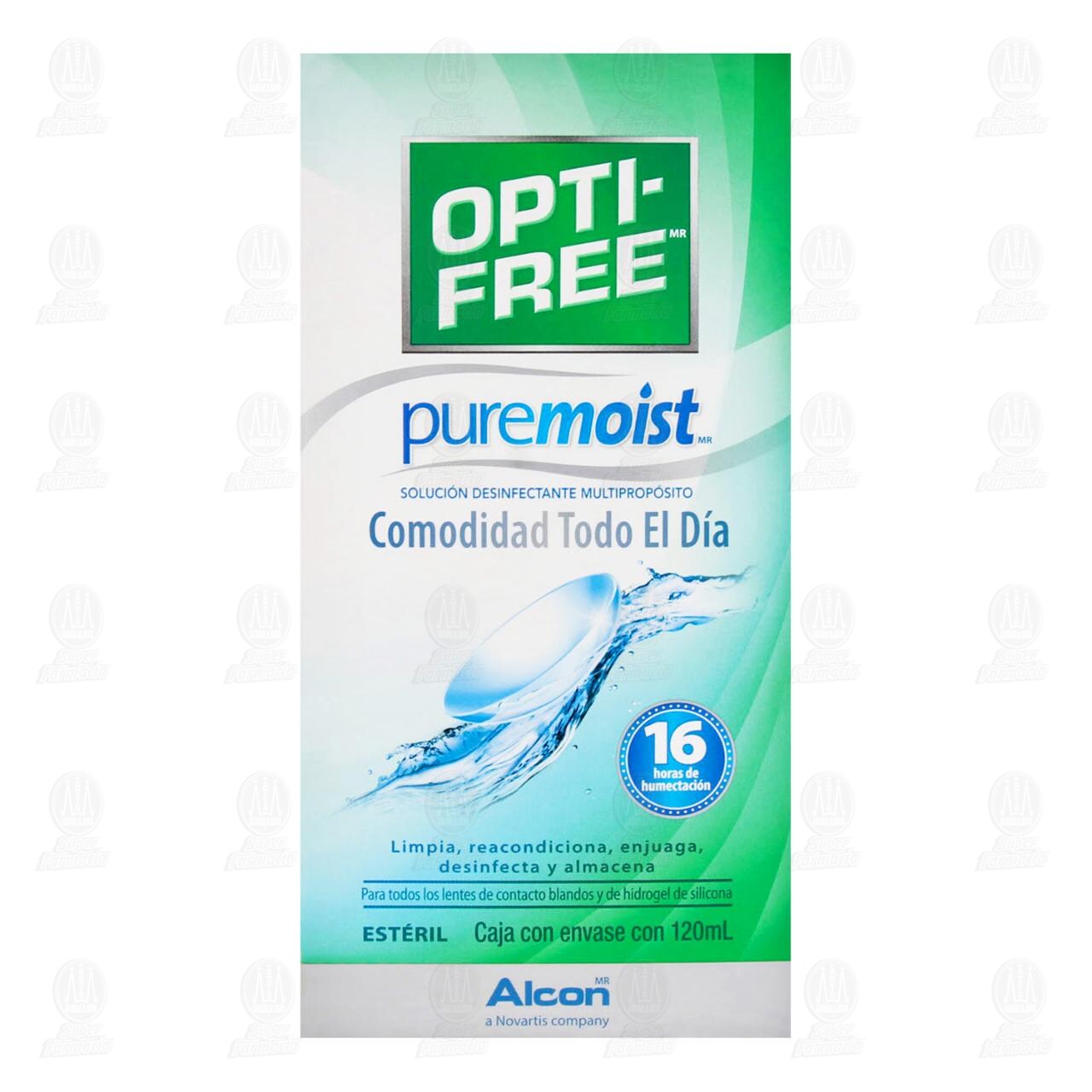 Opti-Free Pure Moist Soluci&oacute;n, 120 ml. image number 1