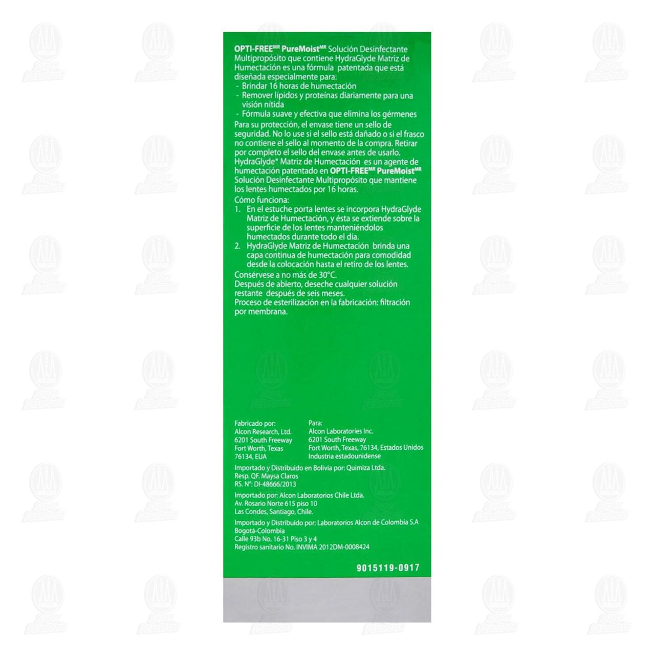 Opti-Free Pure Moist Soluci&oacute;n, 120 ml. image number 4