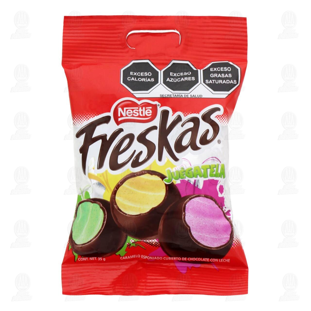 Caramelo Freskas con Chocolate, 35 gr.