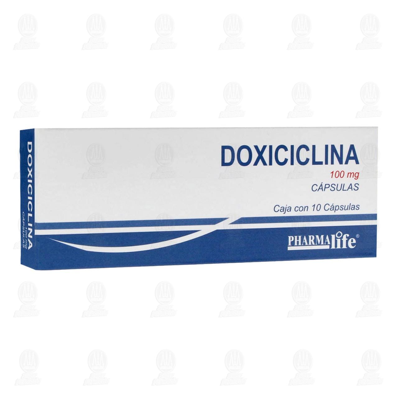 Doxiciclina 100 mg, 10 C&aacute;psulas Pharmalife. image number 0