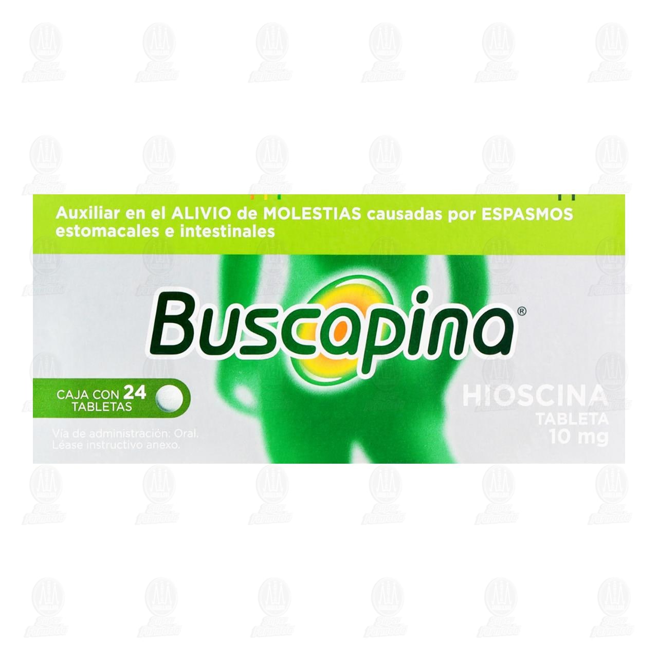 Buscapina 10 mg, 24 Tabletas. image number 1