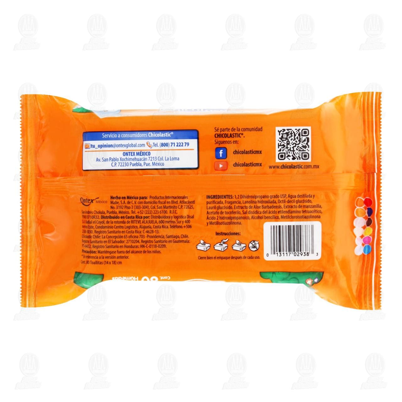 Chicolastic Toallitas H&uacute;medas, 80 pzas. image number 1