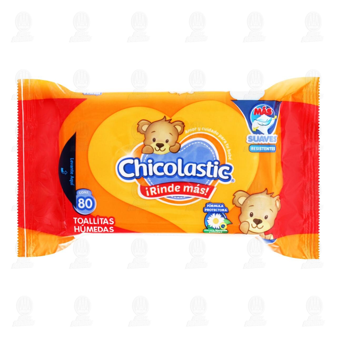Chicolastic Toallitas H&uacute;medas, 80 pzas.