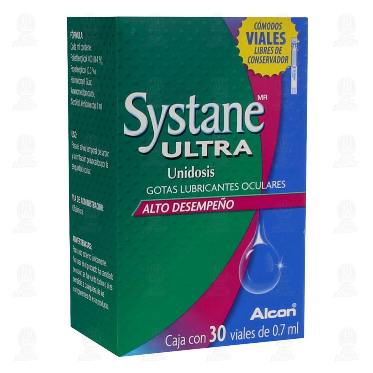 Systane Ultra Gotas Lubricantes Oculares, 30 Viales de 0.7 ml c/u. image number 0