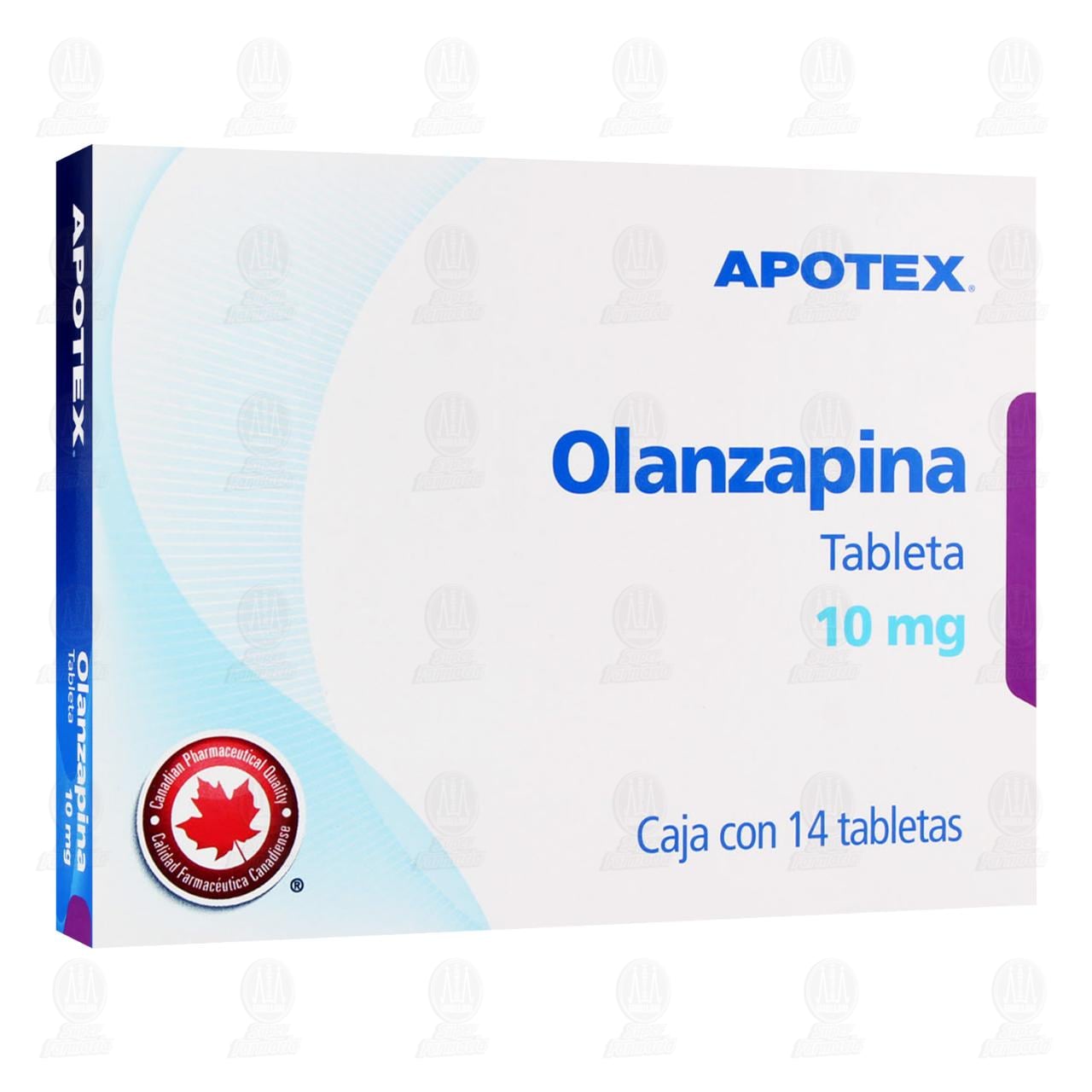 Olanzapina 10 mg, 14 Tabletas. image number 0