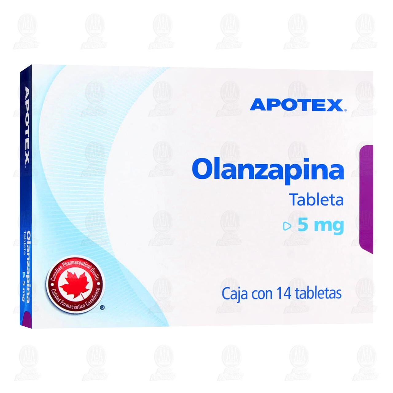 Olanzapina 5 mg, 14 Tabletas. image number 0