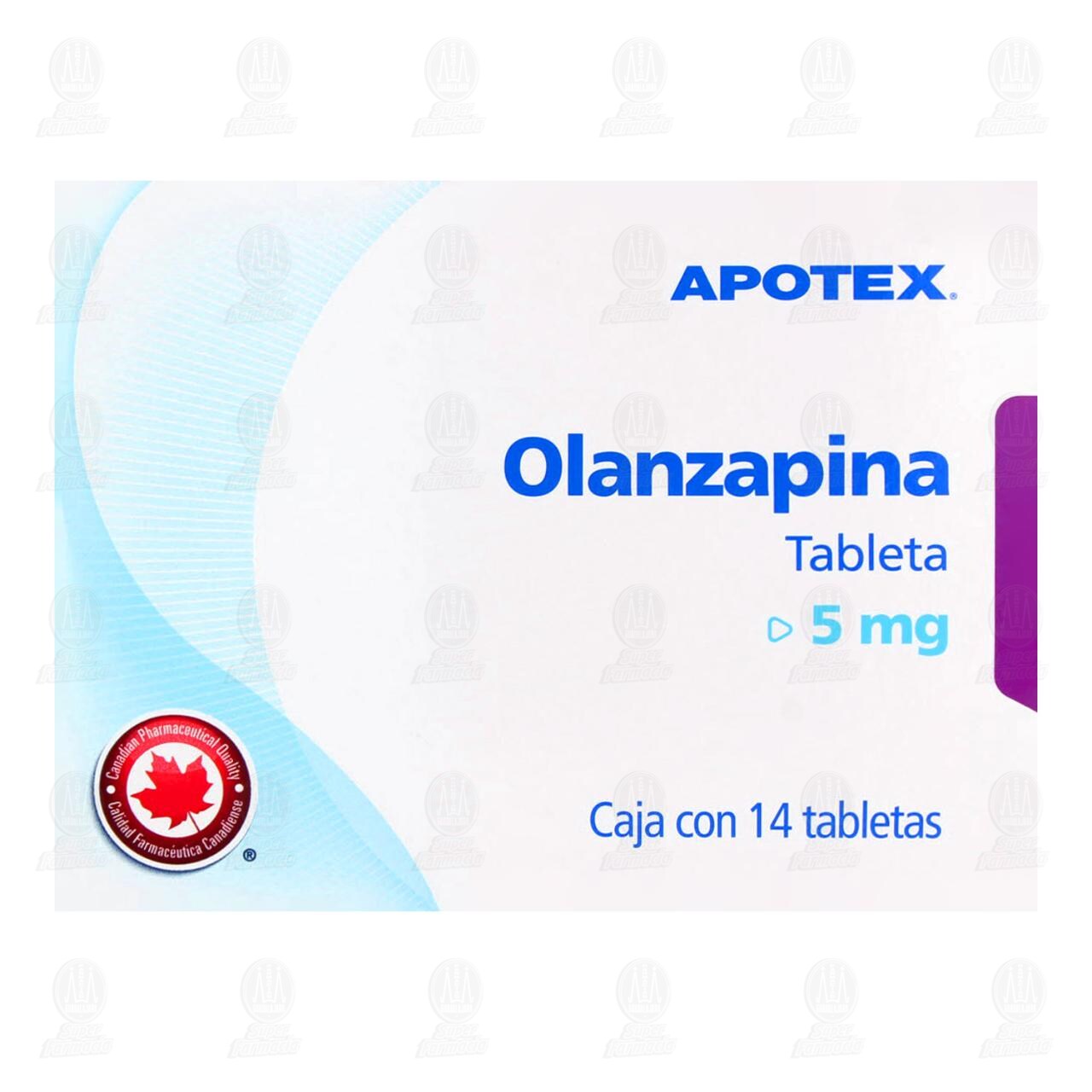 Olanzapina 5 mg, 14 Tabletas. image number 1