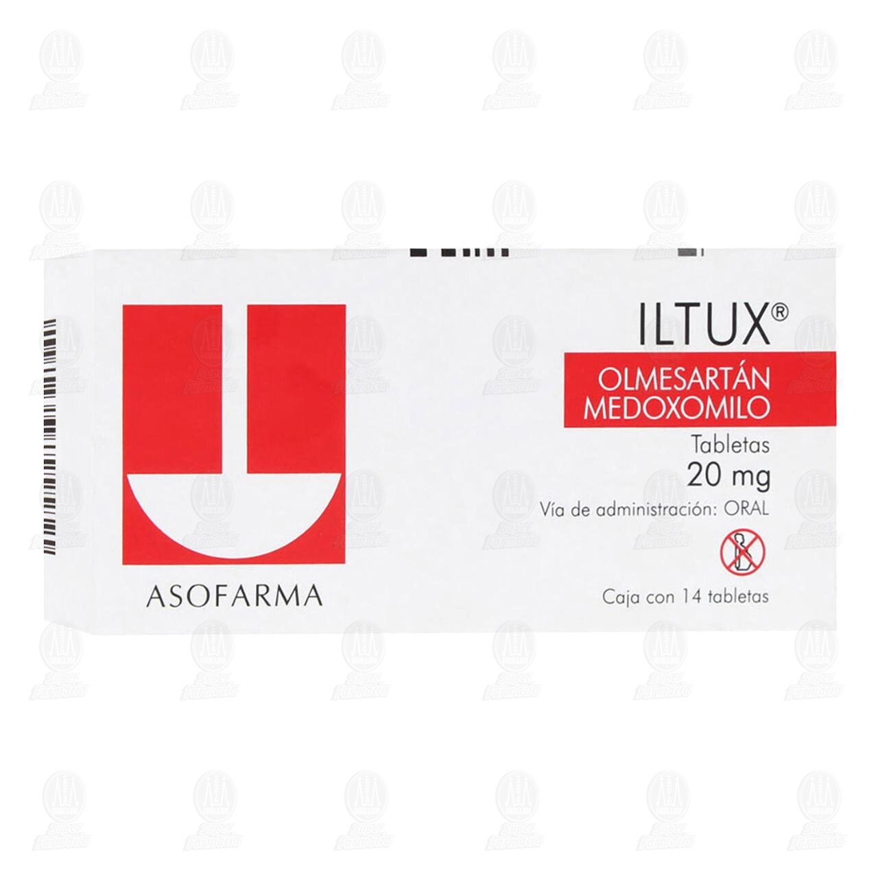 Iltux 20 mg, 14 Tabletas. image number 0