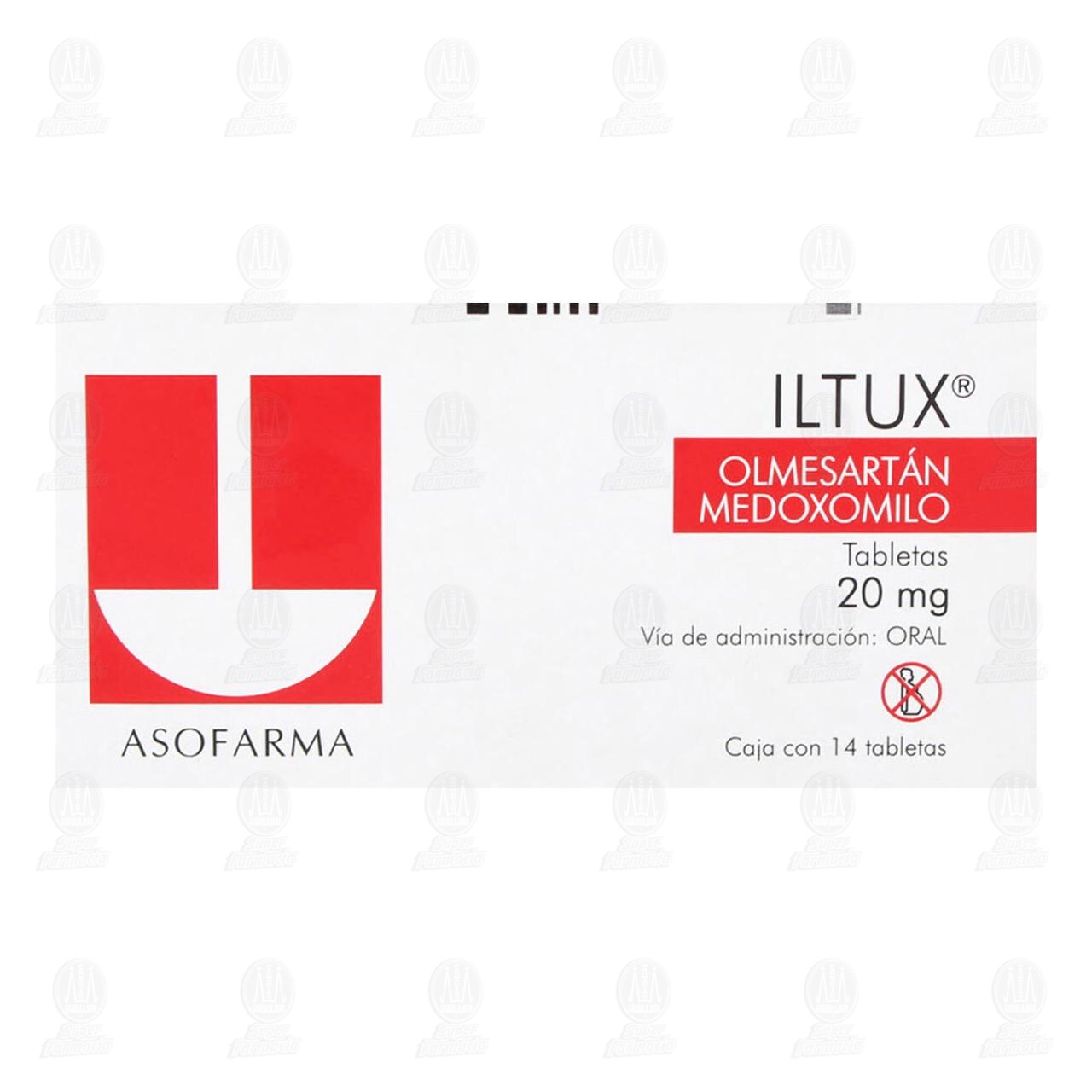 Iltux 20 mg, 14 Tabletas. image number 1