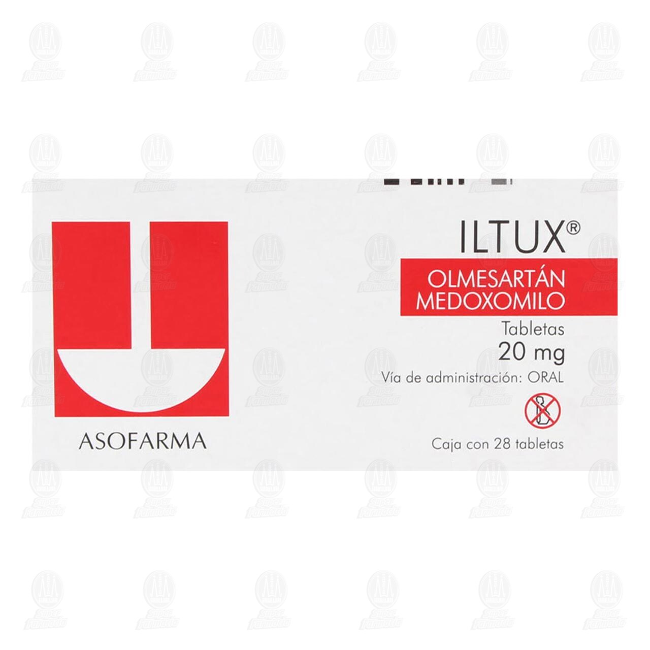 Iltux 20 mg, 28 Tabletas. image number 1