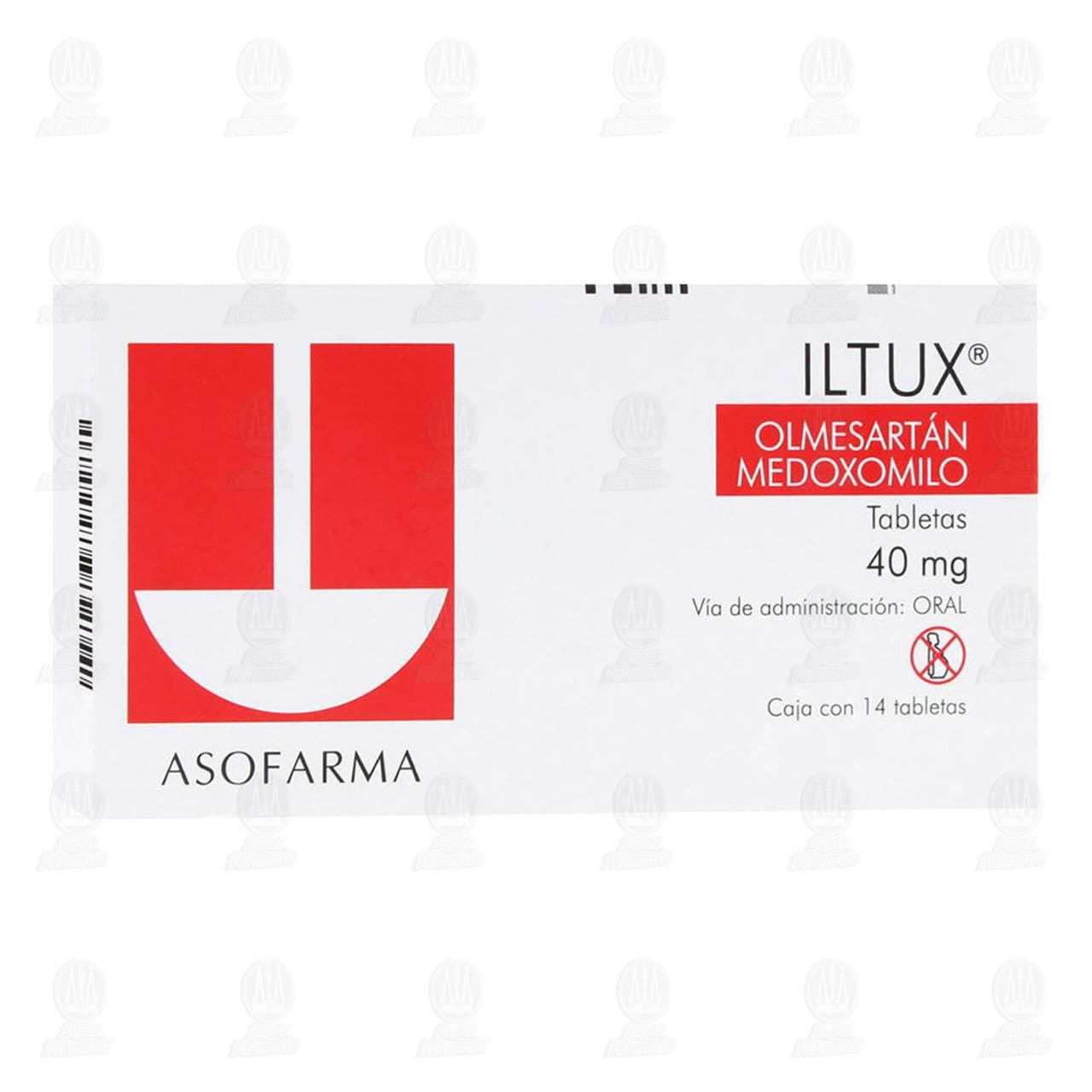 Iltux 40 mg, 14 Tabletas. image number 0
