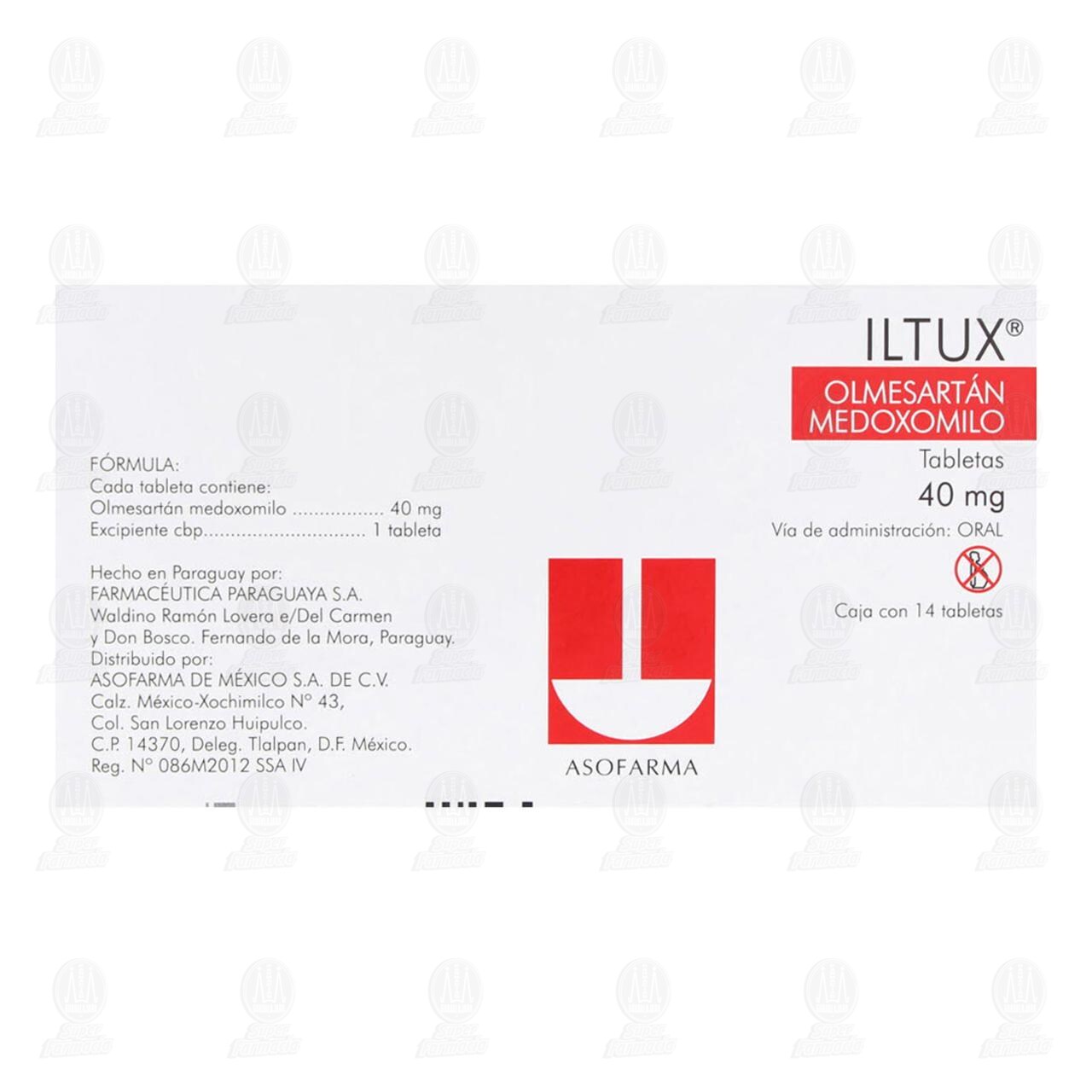 Iltux 40 mg, 14 Tabletas. image number 2