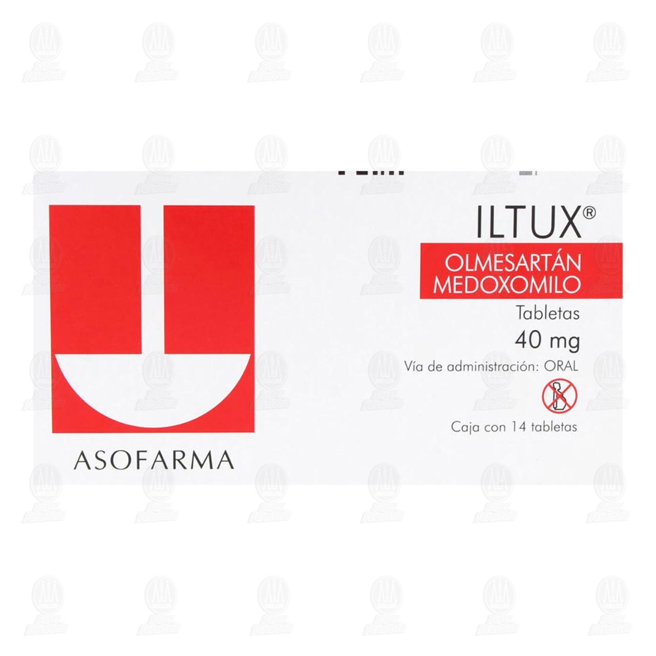 Iltux 40 mg, 14 Tabletas. image number 1